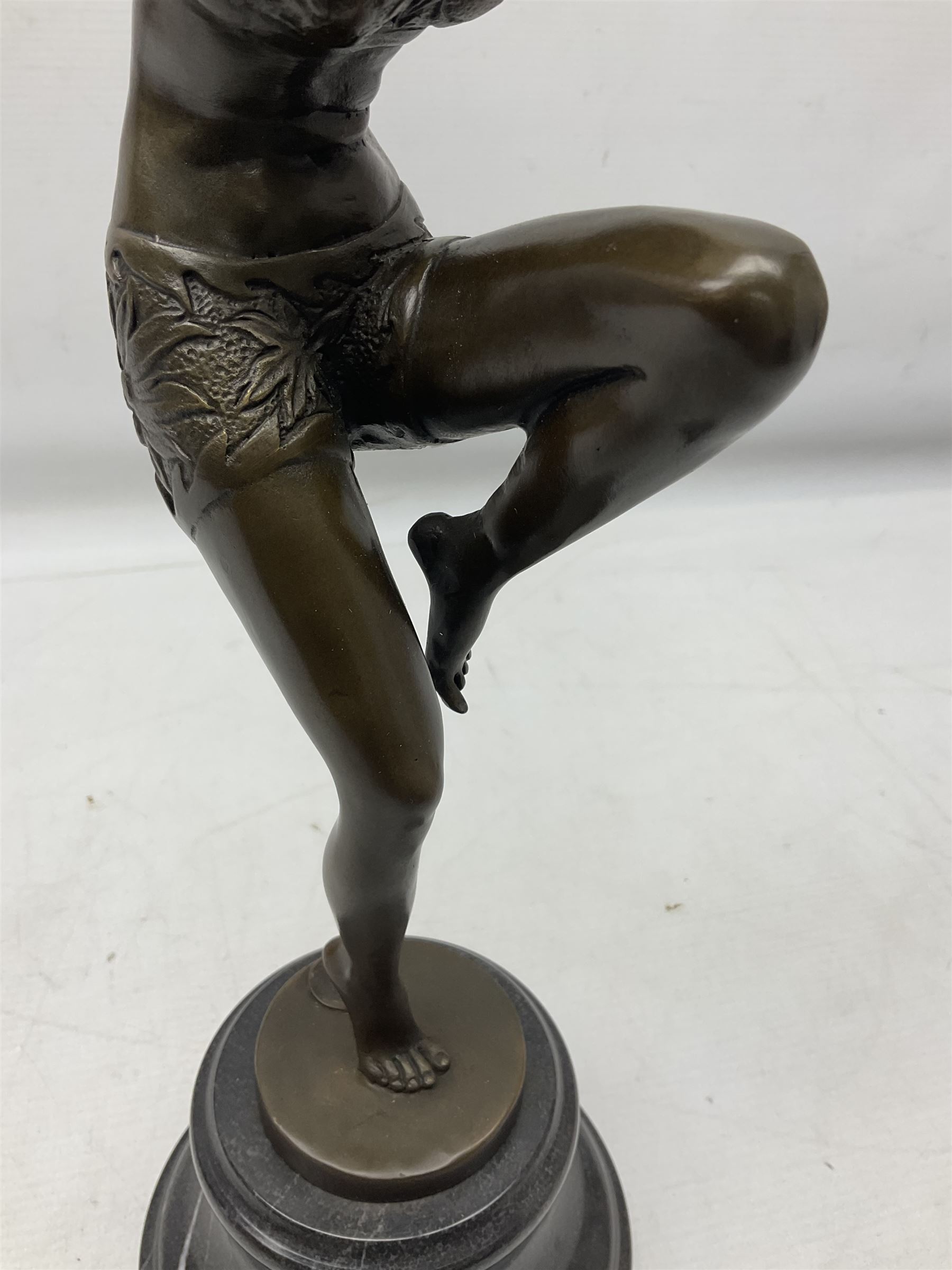 Art Deco style bronze figure of a dancer - Image 4 of 9