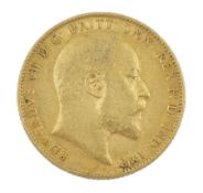 King Edward VII 1903 gold full sovereign coin
