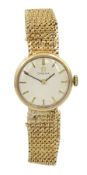 Omega ladies 9ct gold manual wind wristwatch