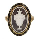 George III gold mourning ring