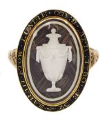 George III gold mourning ring
