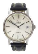 Omega gentleman's stainless steel automatic wristwatch