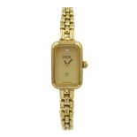 Focus ladies 9ct gold quartz wristwatch