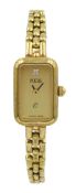 Focus ladies 9ct gold quartz wristwatch