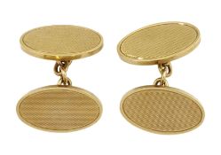 Pair of 9ct gold cufflinks