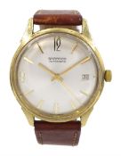 Garrard gentleman's 9ct gold automatic wristwatch