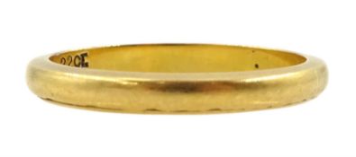 22ct gold wedding band