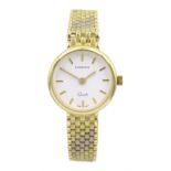 Rusbridge ladies 14ct gold quartz wristwatch