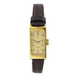 Omega ladies 18ct gold manual wind wristwatch