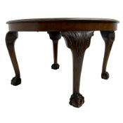 Victorian design mahogany circular coffee table