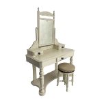 Edwardian cream painted dressing table