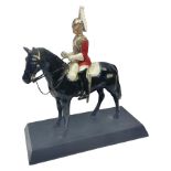 Mounted Lifeguard upon a black horse