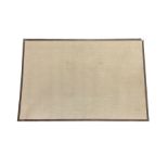 Modern hessian backed rug