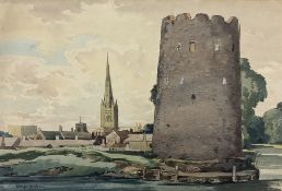 George Graham (British 1881-1941): The Cow Tower - Norwich