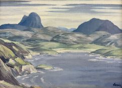 Circle of Denis Peploe RSA (Scottish 1914-1993): Loch Landscape