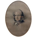 William Huggins (British 1820-1884): Portrait of a Victorian gentleman
