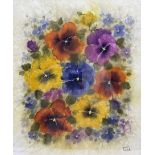 Patricia 'Tish' Moss (British 20th century): 'Giant Pansies'