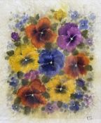 Patricia 'Tish' Moss (British 20th century): 'Giant Pansies'