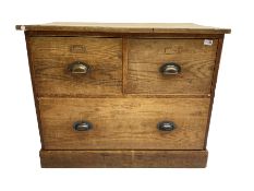 Early to mid-20th century oak chest