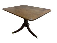 Regency mahogany tilt-top salon table