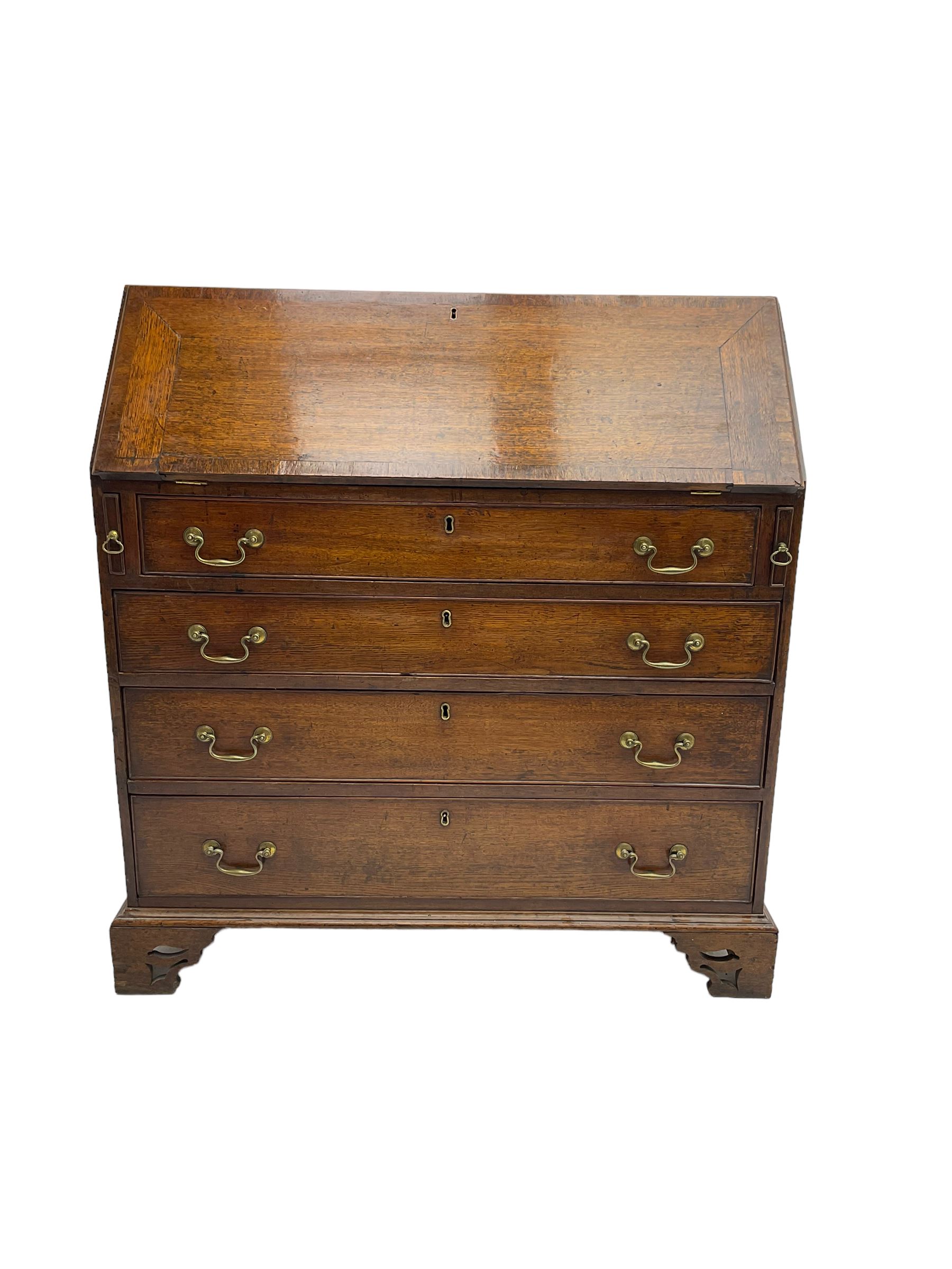 George III oak bureau