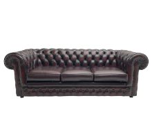 Thomas Lloyd - three seat Chesterfield sofa