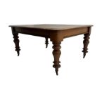 Mid-19th century mahogany dining table