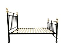 Marks & Spencer Home - Victorian design metal and brass final 4' 6� double bedstead