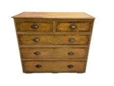 Late 19th century painted pine chest