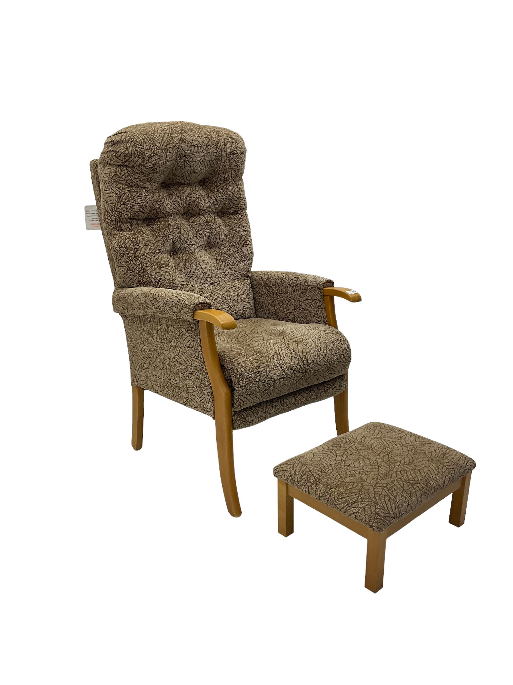 Late 20th century armchair - Image 4 of 6