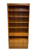 Nathan - mid-20th century teak bookcase