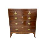 Regency mahogany straight-front chest