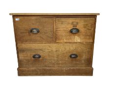 Early to mid-20th century oak chest