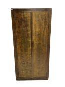 Early 20th century scumbled wood wardrobe