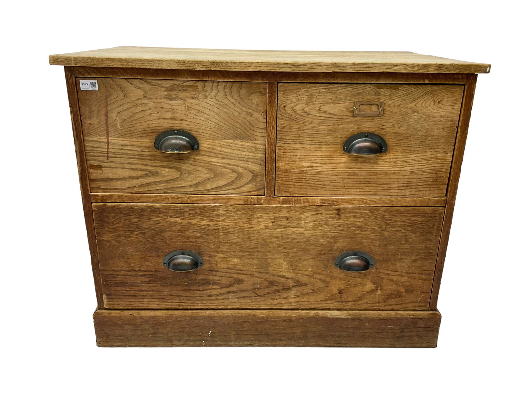 Early to mid-20th century oak chest