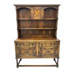 Early 20th century oak dresser