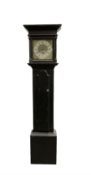 William Coulton of York - 18th century 30-hour ebonised longcase clock