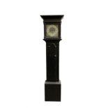 William Coulton of York - 18th century 30-hour ebonised longcase clock