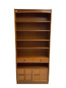 Nathan - mid-20th century teak bookcase