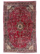 North West Persian Bidjar red ground carpet