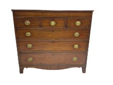 Early 19th century mahogany chest