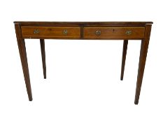 19th century mahogany console table