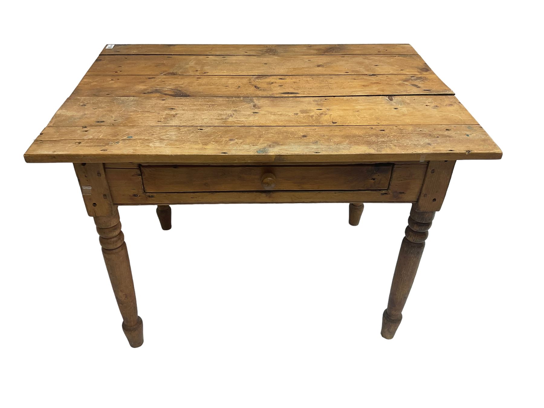 Traditional pine side table - Image 2 of 6