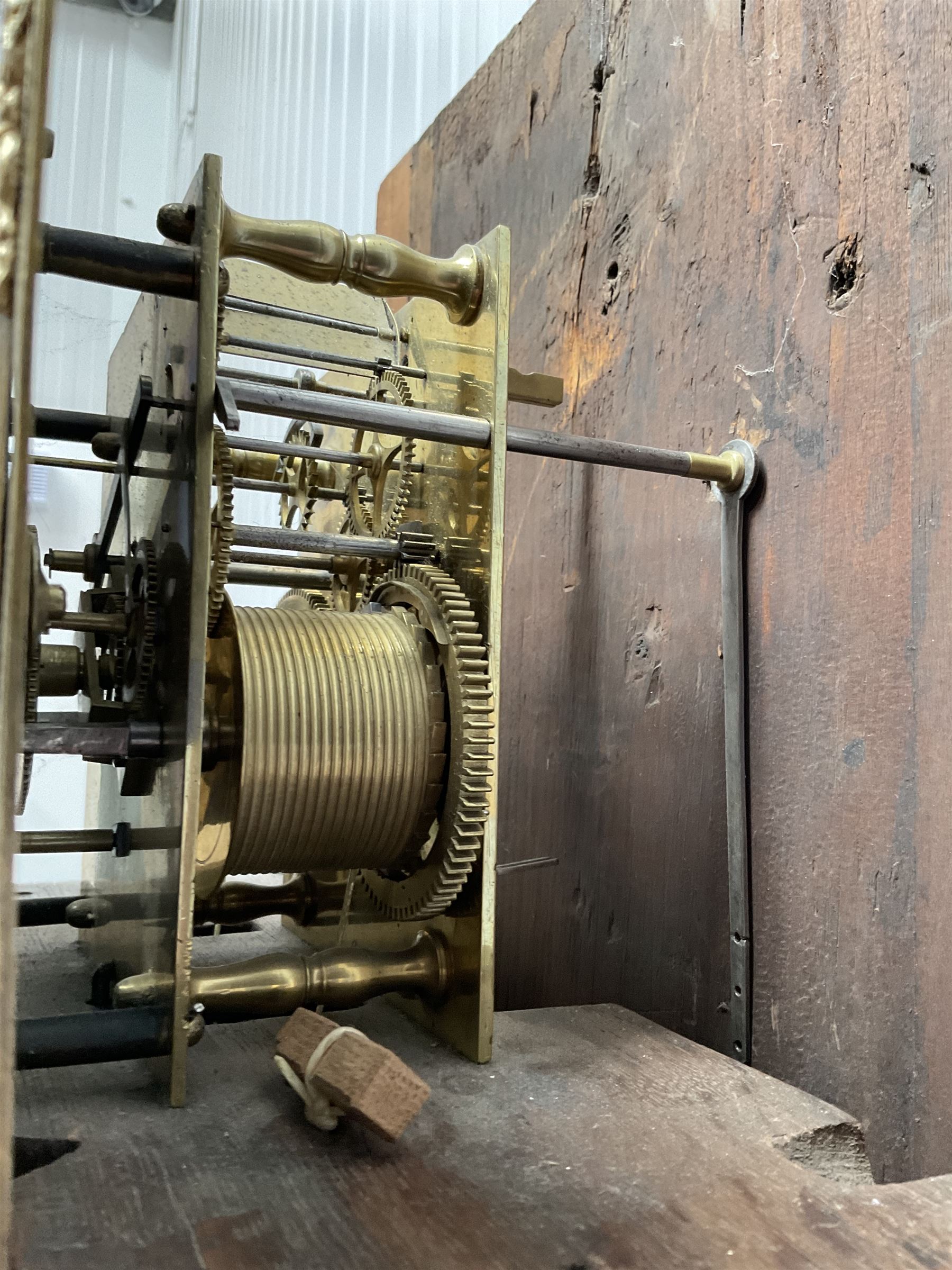 Henry Hindley of York - 18th century 8-day oak cased longcase clock c1765 - Image 8 of 10