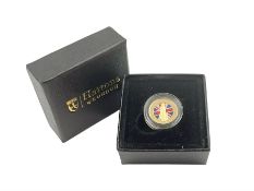 Queen Elizabeth II Tristan Da Cunha 2018 gold quarter sovereign coin