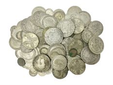 Approximately 760 grams of Great British pre 1947 silver coins