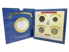 The Royal Mint United Kingdom 1994 two pound coin trial piece set in card folder