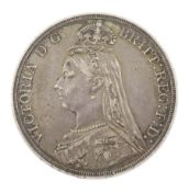 Queen Victoria 1887 crown coin