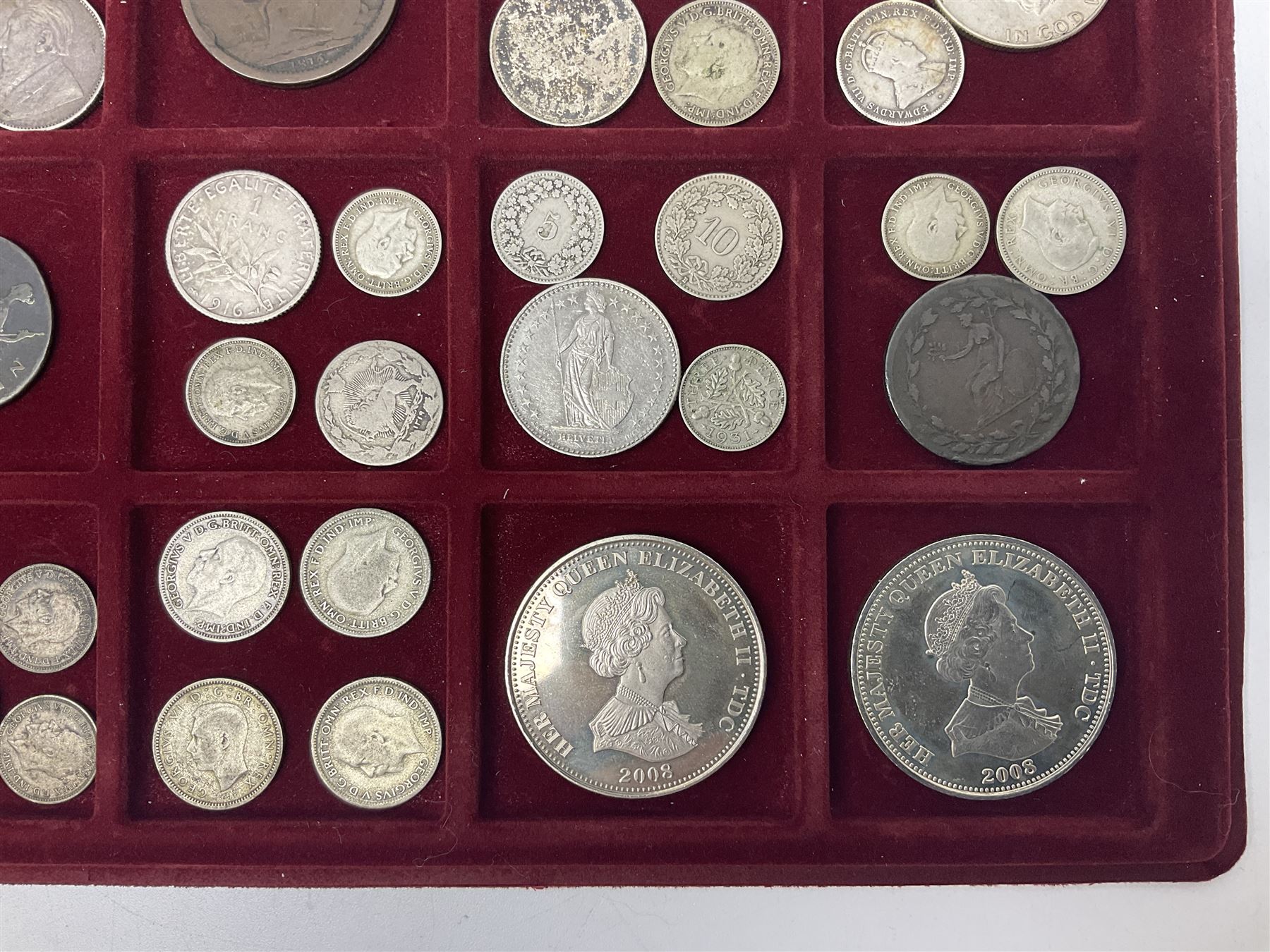 Great British and World coins including King George V 1935 crown - Image 9 of 9