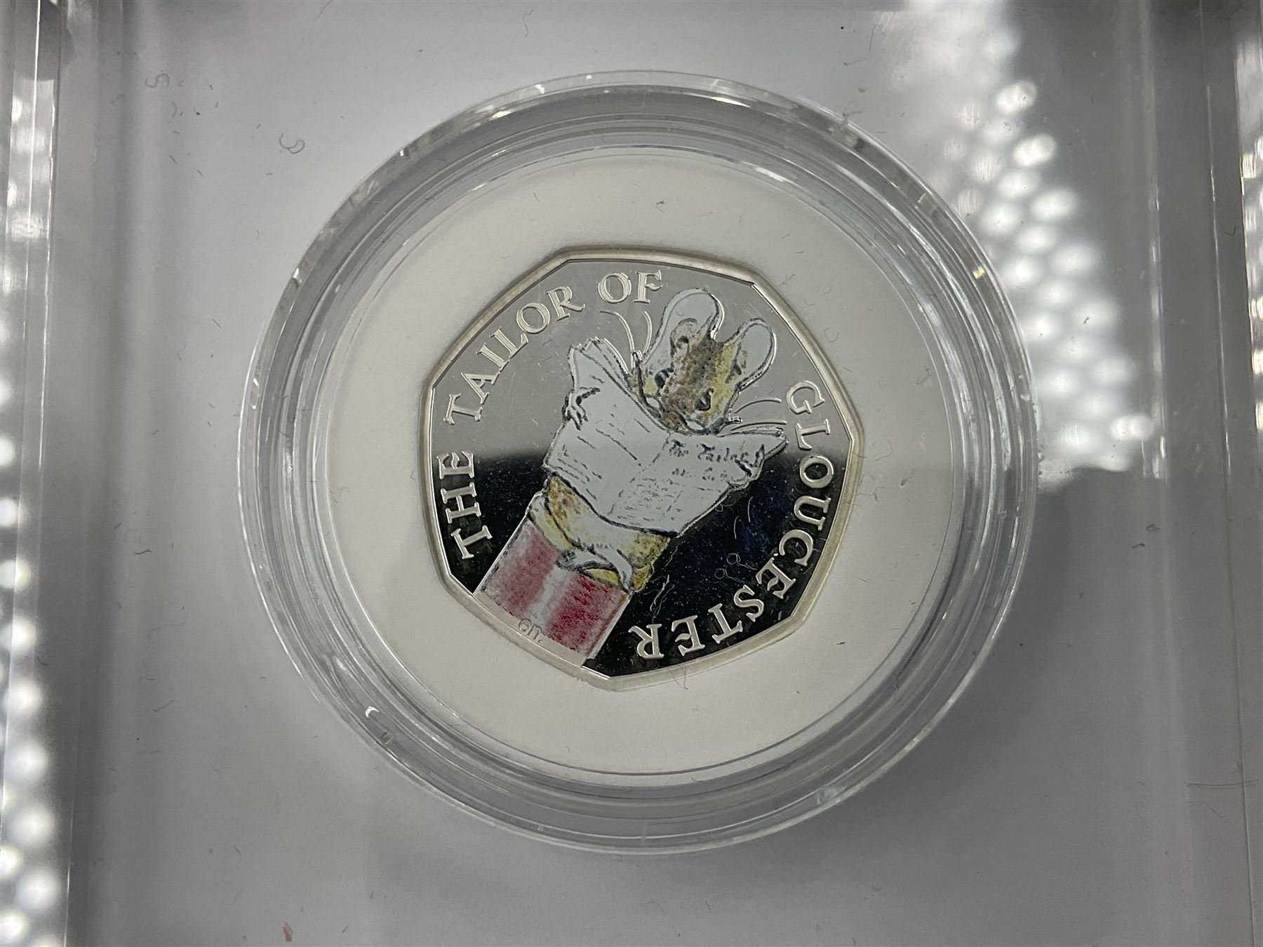 The Royal Mint United Kingdom 'Beatrix Potter' 2018 'The Tailor of Gloucester' silver proof fifty pe - Image 2 of 4